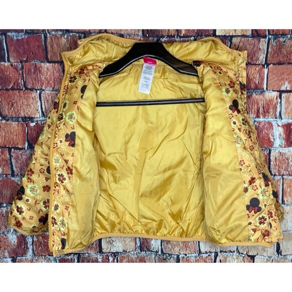 Disney Junior Minnie Mouse Lightweight Full Zip Jacket Girls 6X Hooded Pockets - Picture 3 of 4